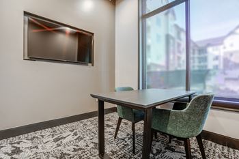 Co-working lounge with private rooms & conference room